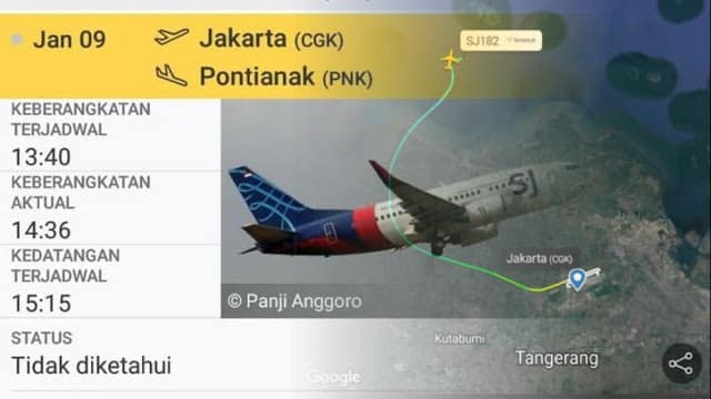 Terkini! Pesawat komersial Sriwijaya Air dilapor hilang dari radar
