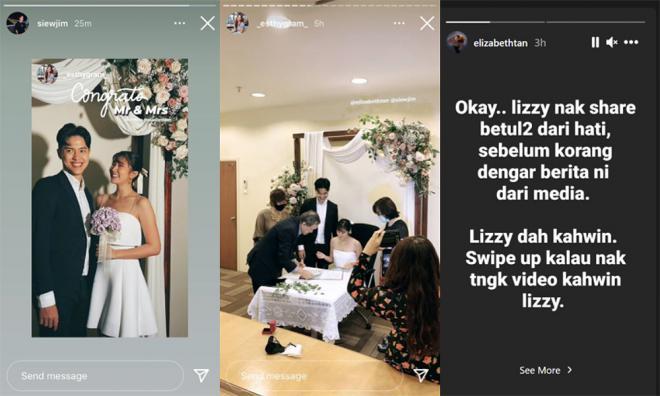 Berita Elizabeth Tan berkahwin buatkan ramai jejaka frust