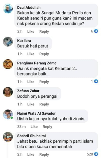 Tak abis bergaduh pasai air, netizen suruh MB bawa Kedah keluar 