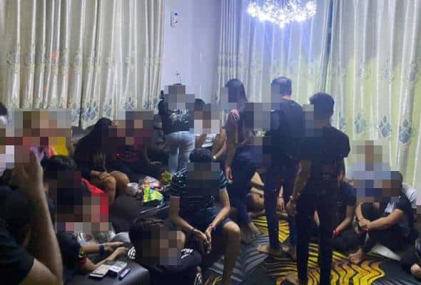 Pesta seks liar di Kedah, 28 remaja postif dadah antara 35 orang yang ditahan