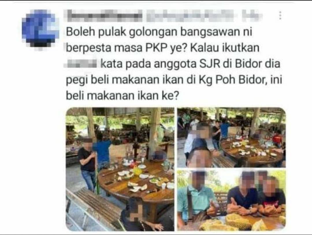 Kantoi!!! Tular gambar berpesta durian, Jamal Abdillah didakwa langgar SOP