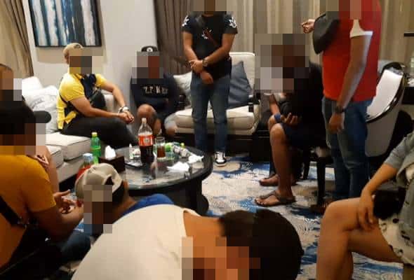 Pesta seks liar di Kuala Nerus, 13 lelaki bersama 4 wanita sedang ‘lalok’ ditahan