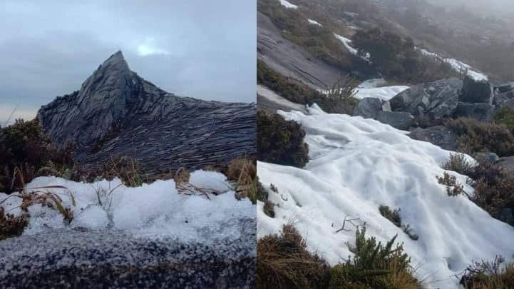 Punca kejadian salji di Gunung Kinabalu akhirnya terbongkar