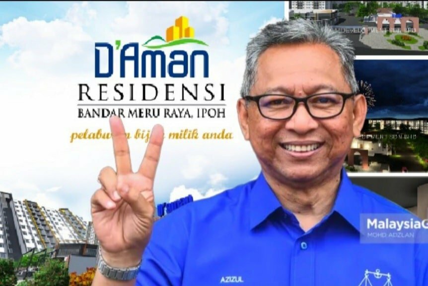Panas!!! Calon BN DUN Manjoi, Azizul Kama diserang gara-gara didakwa ‘scam’ pembeli perumahan pangsapuri D Aman Residensi Meru Raya