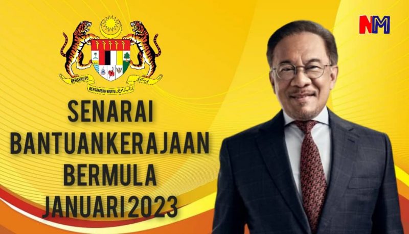 Senarai bantuan kerajaan untuk rakyat Malaysia bagi tahun 2023