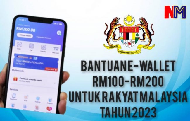 Bantuan E-Wallet RM100-RM200 Tahun 2023 Untuk Belia B40, M40