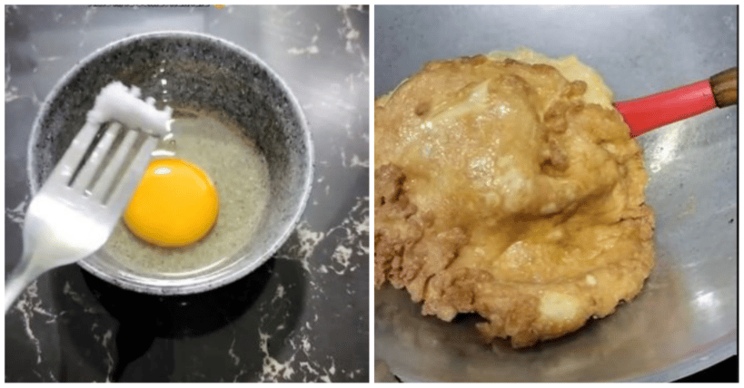 [VIDEO] Rupanya ini rahsia masak telur dadar ala-ala kedai siam, mudah bangat