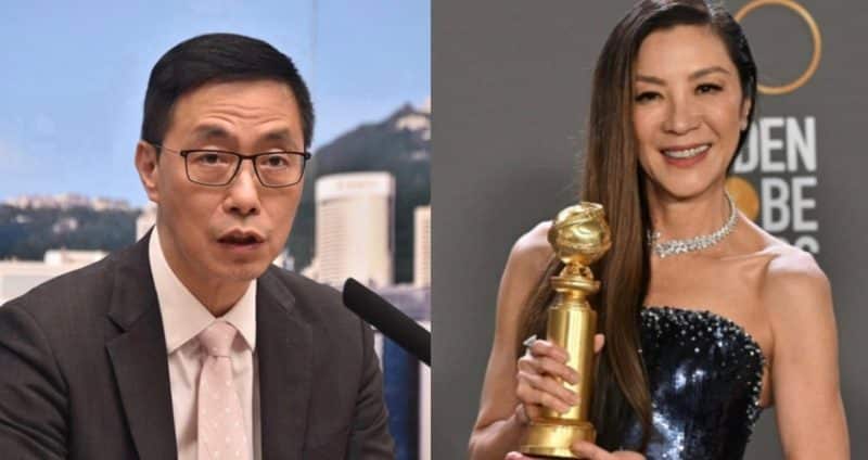 Menteri Hong Kong beri kenyataan bahawa Michelle Yeoh adalah ‘pelakon Hong Kong’ buat netizen geram