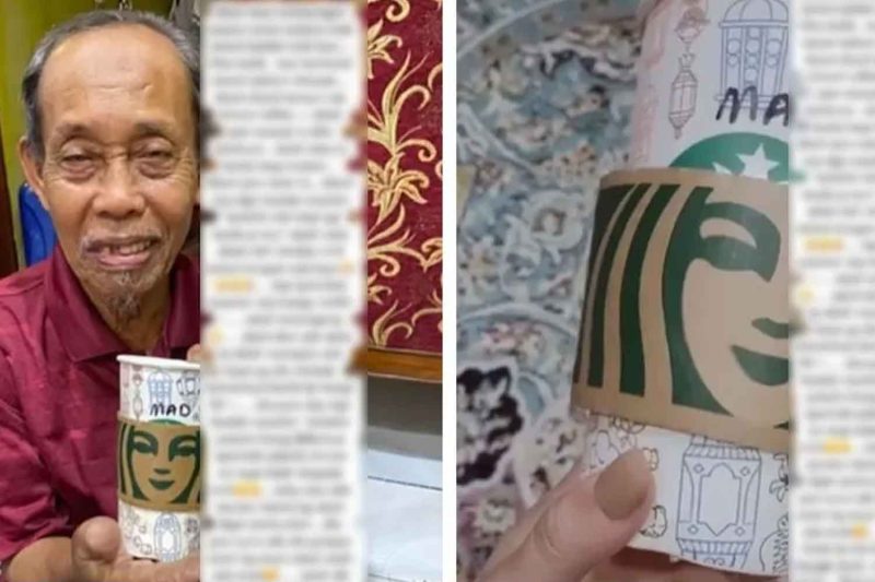 Kisah pakcik ini masuk Starbucks buat netizen ketawa, “Saya tak pernah minum kopi semahal macam ni”