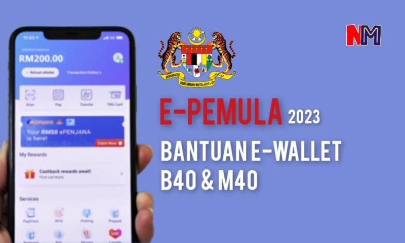 Bantuan E-Wallet RM200 untuk belia B40 dan M40