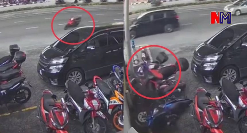 Ramai buat lawak motor jalan sendiri, sebak bila tahu penunggang motosikal kecundang di jalan