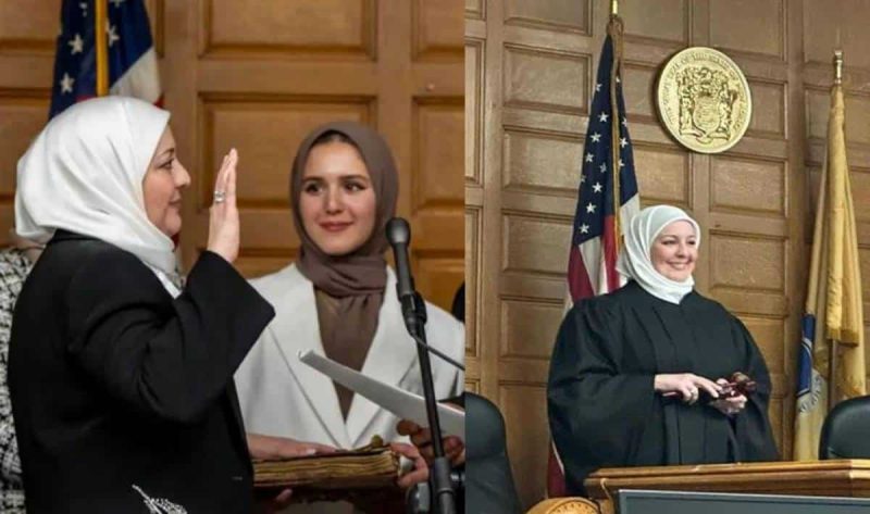Peguam wanita pertama di Amerika Syarikat dilantik sebagai hakim, tampil angkat sumpah jawatan memakai tudung