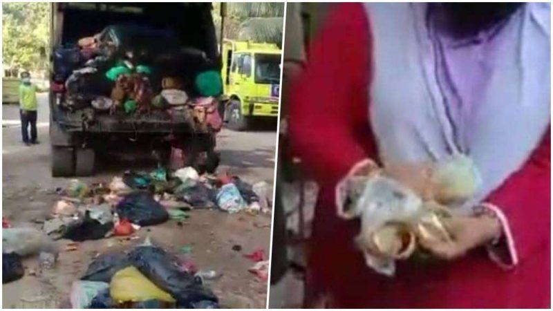 Wanita ini jumpa barangan kemas bernilai RM70,000 dalam timbunan sampah