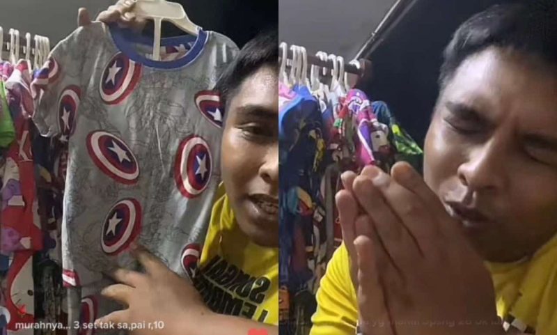 Jual baju tidur kanak-kanak, Ali Puteh tadah tangan syukur netizen ‘support’ beli