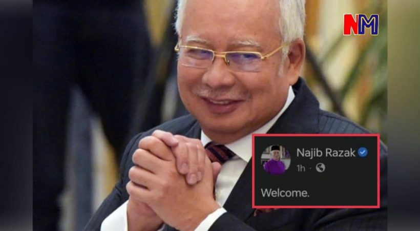 Najib ucap selamat datang kepada Muhyiddin?