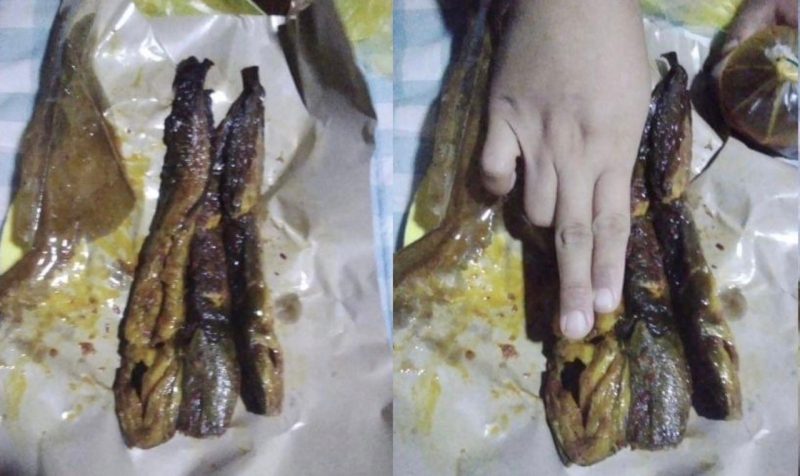 Lelaki tak puas hati bayar RM21 untuk 3 ekor ikan keli saiz jari, banding dengan beli nasi bungkus ‘mamak’ & ikan timbang kilo