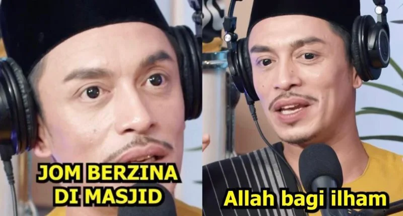 Dakwa mempunyai maksud berbeza, Iqram Dinzly ajak orang ramai ‘berzina’ di masjid Dakwa mempunyai maksud berbeza, Iqram Dinzly ajak orang ramai ‘berzina’ di masjid