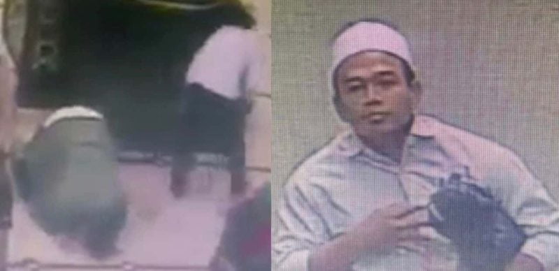 [Video] Lelaki berkopiah curi beg dalam masjid diburu polis