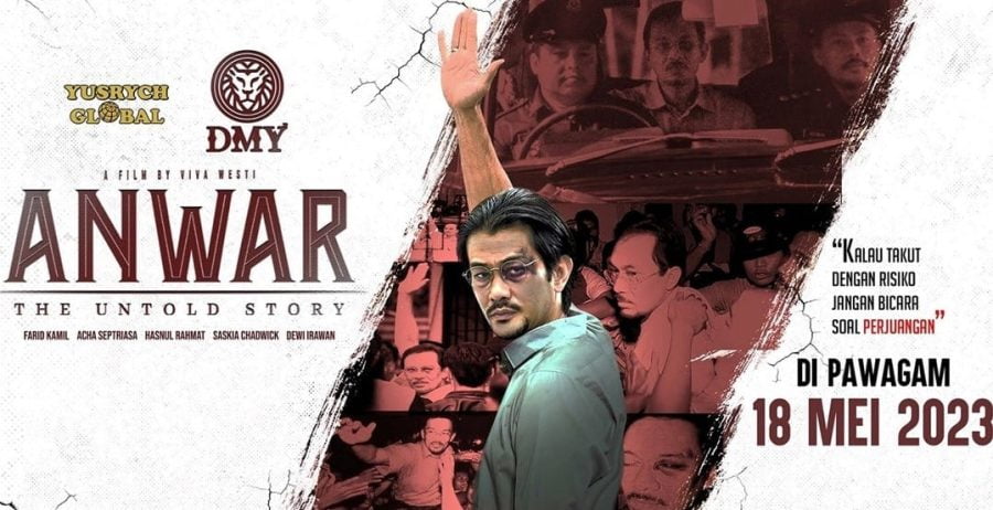 Tidak banyak slot tayangan seperti permintaan ramai, filem Anwar: The Untold Story didakwa disabotaj pihak pawagam