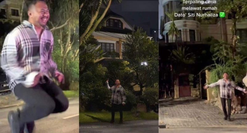 “Posing sakan depan pagar” – Peminat warga Indonesia teruja dapat tengok kediaman Siti Nurhaliza