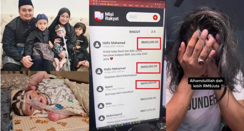 Founder Misi Rakyat menangis, terima kutipan baby Naail capai target RM9 juta
