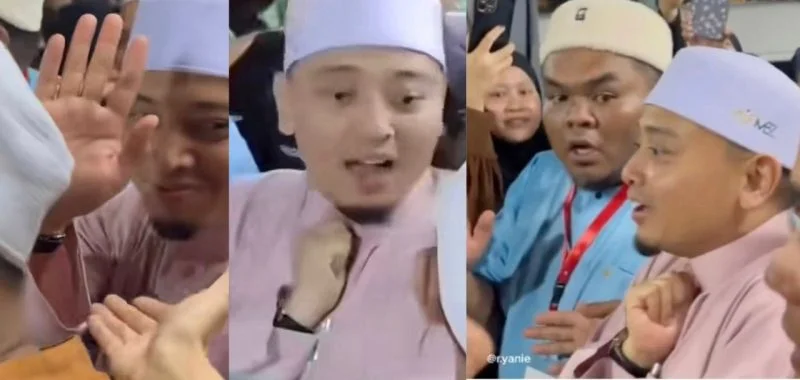 Ustaz Wadi Annuar terkejut, ada wanita hulur tangan nak salam