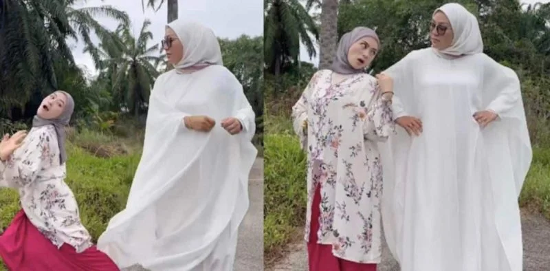 Buat konten bersama, ramai terhibur lihat gelagat Adira Suhaimi dengan madu