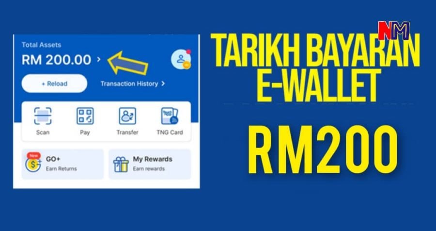Tarikh tebus bantuan e-Wallet RM200 untuk semua pelajar IPT