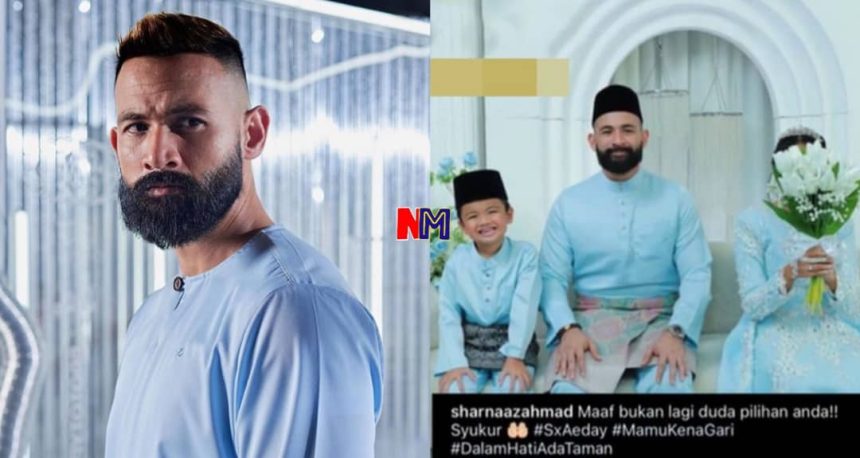 Letak hashtag #MamuKenaGari & sedondon biru atas pelamin, Sharnaaz Ahmad dah bertunang?