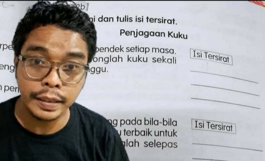 Cikgu Fadli buat hal lagi, terbaru silibus Bahasa Melayu bagi pelajar Tahun 2 pula jadi bahan pertikaian