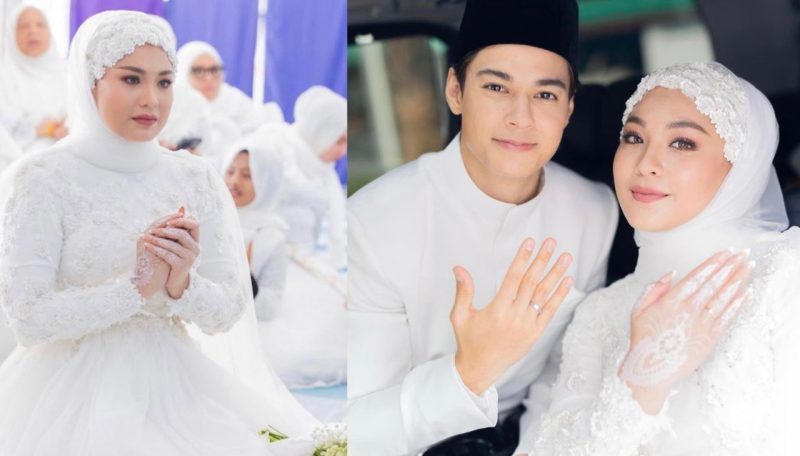 Janna Nick & Dini Schatzmann selamat bernikah, mas kahwin RM2,703 simbolik tarikh perkenalan