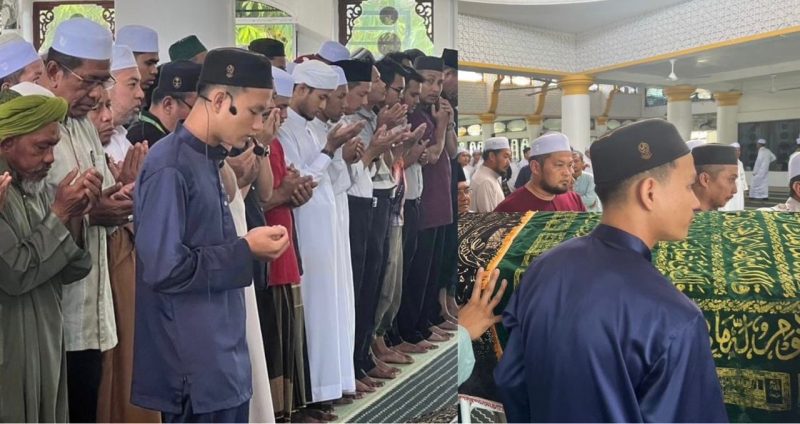 Pelajar 11A imamkan sendiri solat jenazah ibu, bakti anak soleh