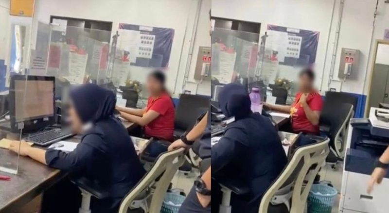 “Lans Koperal jangan bagi saya arahan” – Inspektor Sheila buat kecoh lagi selepas ditahan, kali ini di balai polis