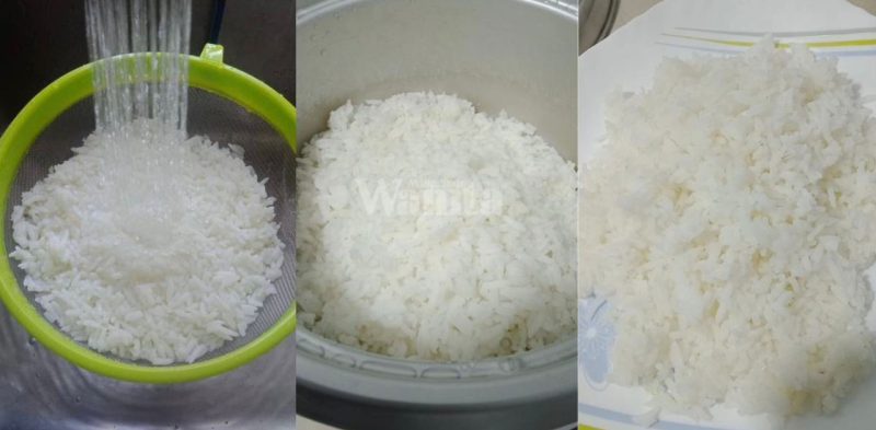 Nasi sejuk jangan buang! Cuci dan panaskan balik dalam rice cooker, elok berderai cantik lembut macam baru masak