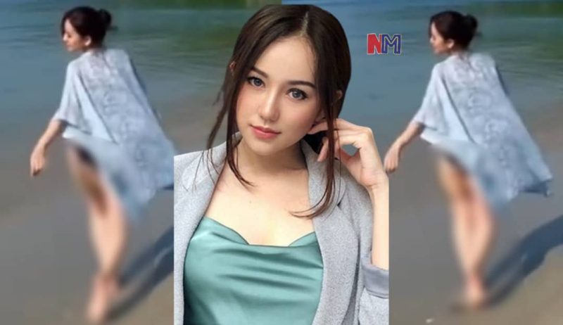 Terbeliak tengok Sophia Albarakbah pakai bikini & seluar dalam, lari-lari tepi pantai nampak punggung