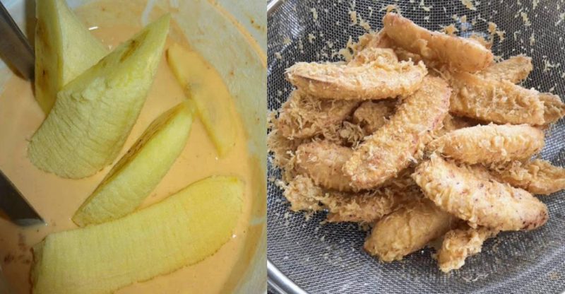 Cara buat bancuhan tepung goreng pisang yang rangup & banyak serdak, wanita ini kongsi caranya