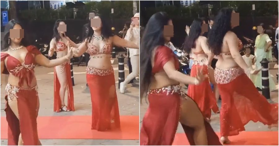 Tular video sekumpulan wanita bergelek di Bukit Bintang dengan berpakaian seksi