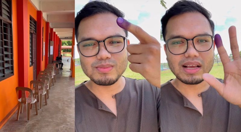 Pusat mengundi kosong tiada orang, Khairul Aming seru rakyat Kelantan keluar mengundi
