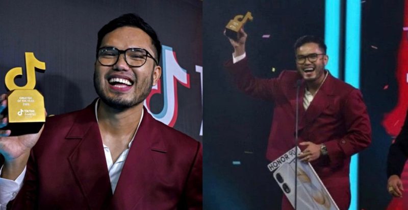 Menang anugerah ‘Creator Of The Year’, pesanan Khairul Aming di TikTok award dipuji ramai