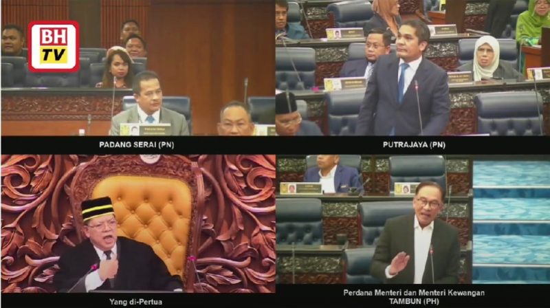 Ganggu sesi penggulungan PM, mengamuk tak tentu pasal, ahli parlimen PN diarah keluar dewan
