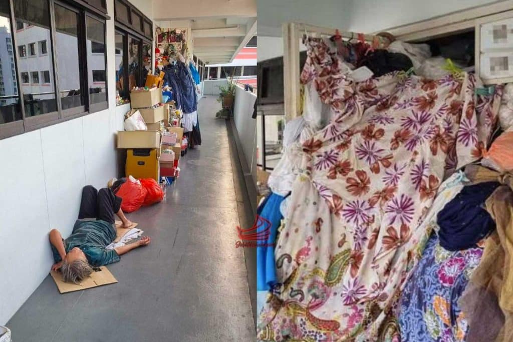 Rumah dipenuhi barang, wanita sanggup tidur di koridor