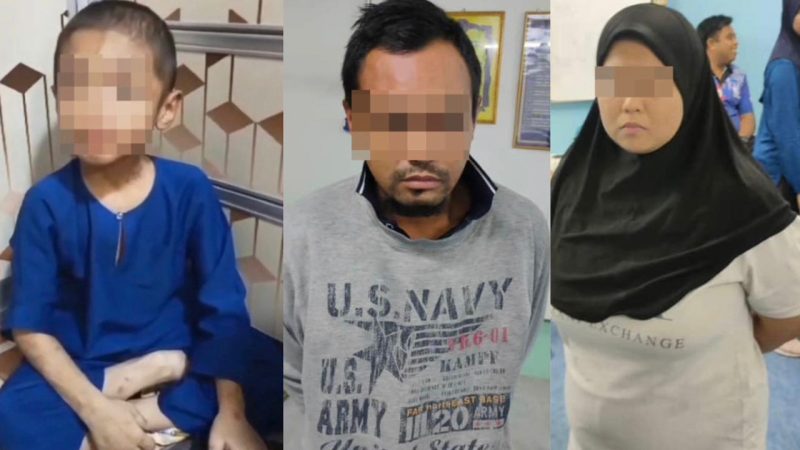 ‘Mata bengkak sebab mama tiri tumbuk, ayah campak Waldan’ – Tak tahan didera bapa kandung & ibu tiri, budak 6 tahun nekad lari dari rumah