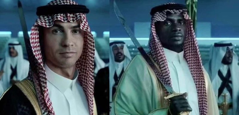 Ronaldo dan rakan segak bergaya mengenakan pakaian tradisional Arab Saudi