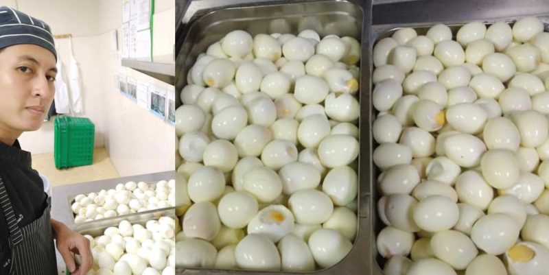 1500 biji telur siap kupas hanya dalam masa 2 jam! Chef kongsi cara rebus telur mudah kupas kulit