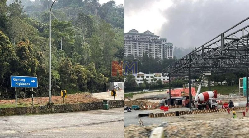 Pembinaan Plaza Tol di Genting Highlands, kerajaan negeri Pahang kata tak tahu