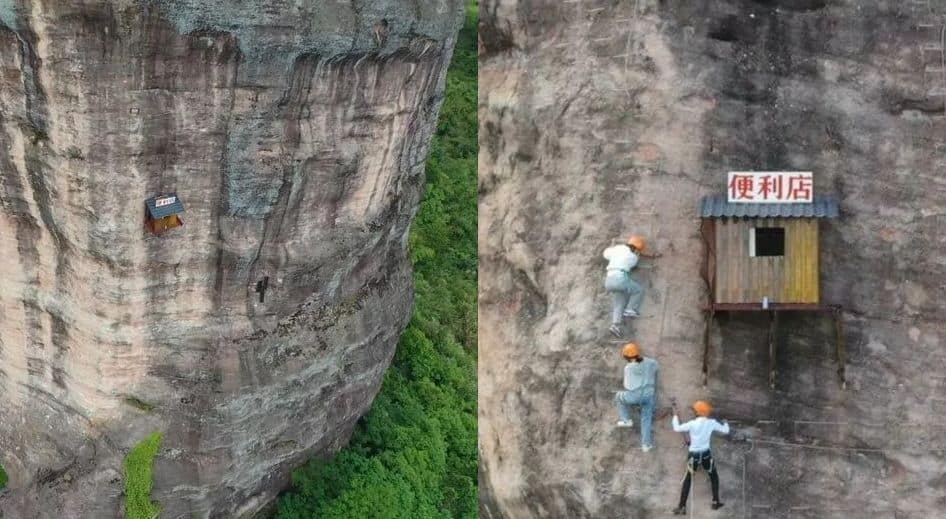 Kedai runcit paling rare di China, khas untuk geng pendaki