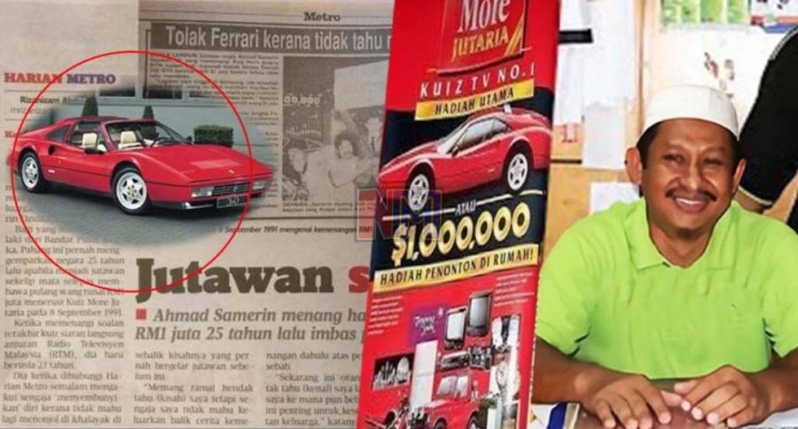 Keadaan terkini Ahmad Samerin, tauke kedai basikal yang menang RM1 juta permainan Jutaria
