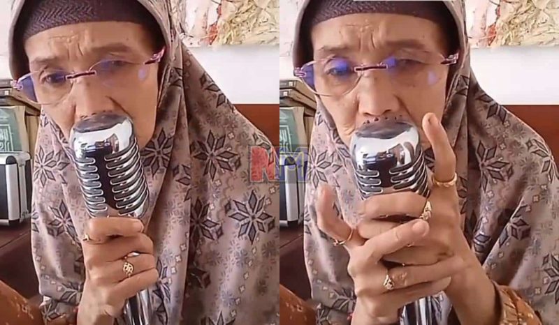 Nenek ini selamba ‘tarik suara’ nyanyi lagu ‘Dawai’ buat netizen terhibur