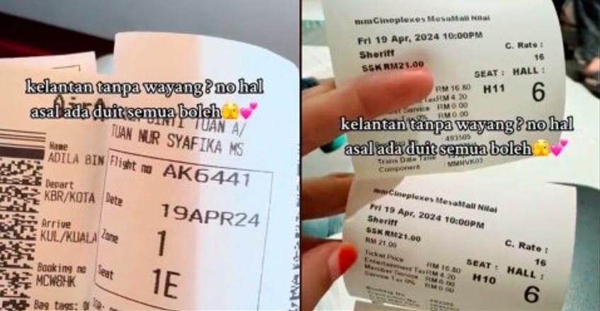 Gara-gara Kelantan tak ada wayang, wanita sanggup beli tiket kapal terbang ke Nilai untuk tonton filem Sheriff