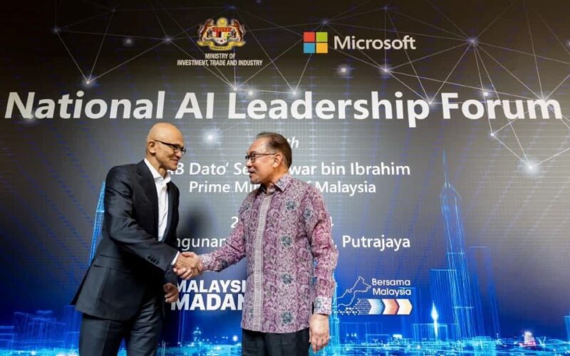 Selepas Indonesia, Microsoft umum pula pelaburan RM10.5 bilion di Malaysia
